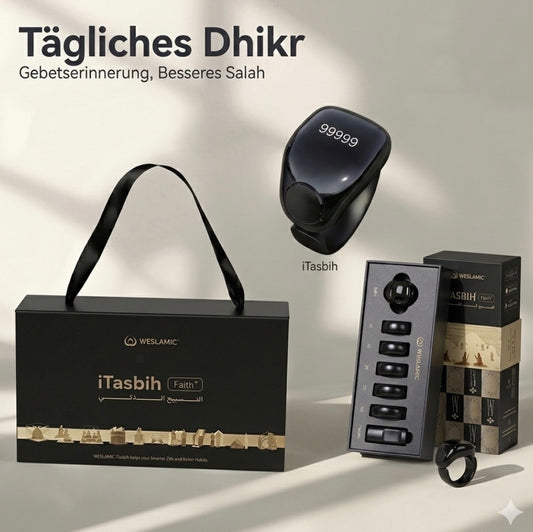 iTasbih Smart Ring – Digitaler Dhikr & Tasbih Zähler