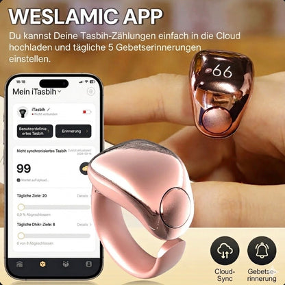 iTasbih Smart Ring – Digitaler Dhikr & Tasbih Zähler