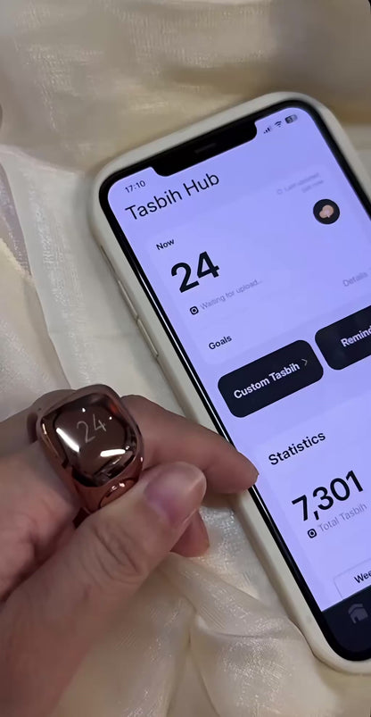 iTasbih Smart Ring – Digitaler Dhikr & Tasbih Zähler